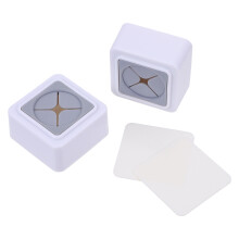 2Pcs Durable ABS Tea Towel Holder Adhesive Hooks White Wall-Mounted