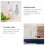 2Pcs Durable ABS Tea Towel Holder Adhesive Hooks White Wall-Mounted 9
