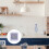 2Pcs Durable ABS Tea Towel Holder Adhesive Hooks White Wall-Mounted 3