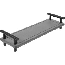 1Duurzame Badkamer Counter Organizer Met Silicium En Roestvrij Staal