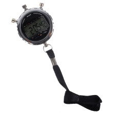 1Pc Durable Waterproof Sports Stopwatch Large Button LCD Chronograph