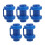 5Pcs Durable Blue Trampoline Pole End Caps Plastic Protective Covers 1