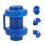 5Pcs Durable Blue Trampoline Pole End Caps Plastic Protective Covers 2