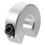 Silver Adjustable Drill Stop Collar Aluminum Alloy for Linear Rail 1