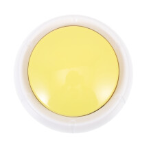 Yellow Puppy Recorder Button Plastic Pet Talking Training Toy