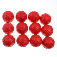 11Pc PU Golf Balls Durable Lightweight Assorted Colors for Practice