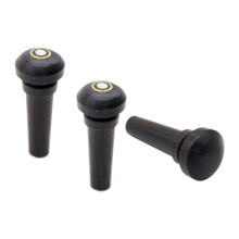 3Pièces Pièces Détachées Violon Noir Chevilles Queue Ébène Qualité