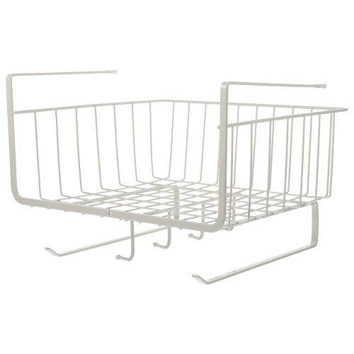 Under Shelf Basket Iron Dark Grey For 1set 2