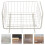 Under Shelf Basket Iron Dark Grey For 1set 6