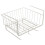 Under Shelf Basket Iron Dark Grey For 1set 4