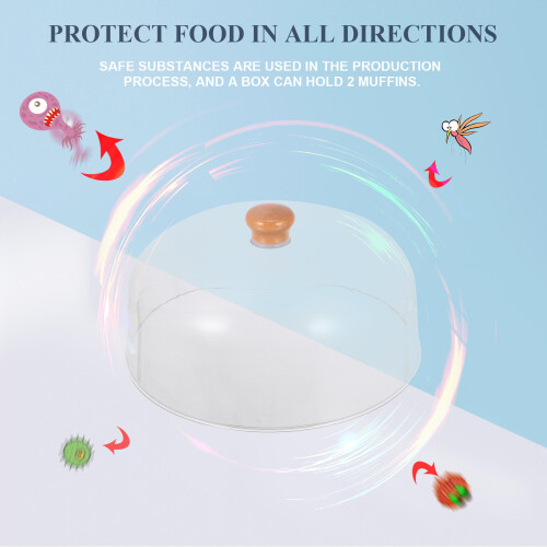 Transparent Acrylic Food Dome Practical Cake Cover 1