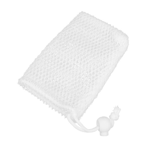 Beige Soap Storage Pouch Nylon Soap Exfoliating Shower Supply 2