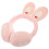 1Pc Pink Plush Ear Protector for Children Foldable Warm Ear Covers 1
