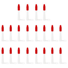 20pcs Beauty Tool Tools Pointed Mouth Silica Gel Nozzle