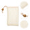 Beige Soap Storage Pouch Nylon Soap Exfoliating Shower Supply 6