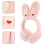 1Pc Pink Plush Ear Protector for Children Foldable Warm Ear Covers 7