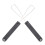 2Pcs Black Keyboard Cleaner Key Puller Lightweight Cleaning Tool 3