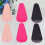 6Pcs Assorted Color Scissors Protective Covers PU Sleeve Safety Tool 6
