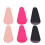 6Pcs Assorted Color Scissors Protective Covers PU Sleeve Safety Tool 4