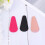 6Pcs Assorted Color Scissors Protective Covers PU Sleeve Safety Tool 3