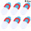 6pcs Phone Webcam Cover Web Camera Cover Webcam Cover Slider 6