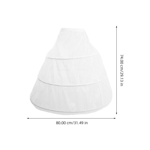 Underskirt Women Polyester 1set For Weddings 1