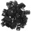 100Pcs Black Plastic Edge Protectors for Packing, Moving, and Shipping 8
