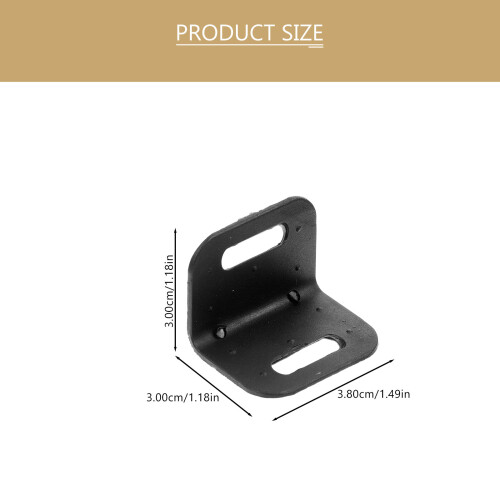 100Pcs Black Plastic Edge Protectors for Packing, Moving, and Shipping 1