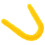 Clarinet Pull Through Cleaning Brush Flute For Inside Yellow 8