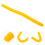 Clarinet Pull Through Cleaning Brush Flute For Inside Yellow 4