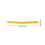 Clarinet Pull Through Cleaning Brush Flute For Inside Yellow 3