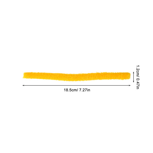 Clarinet Pull Through Cleaning Brush Flute For Inside Yellow 2