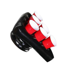 1Pc Inflatable Hat Tray Black PVC Blow Up Party Game Decoration