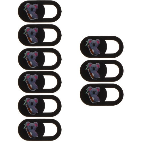 9Pcs Black Webcam Covers Laptop Camera Slide Blockers Privacy Security 2