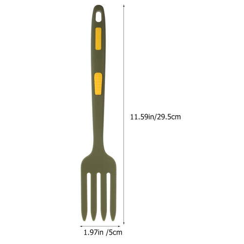 2Pcs Ergonomic Silicone Forks Multi-Function Dinner Forks For Home Use 1