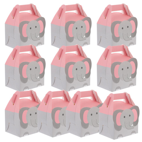 10Pcs Cartoon Animal Pattern Candy Cookie Storage Box Portable Multi 1