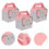 10Pcs Cartoon Animal Pattern Candy Cookie Storage Box Portable Multi 3
