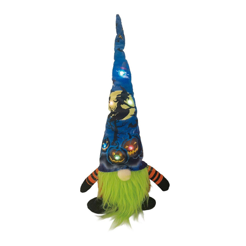 (As Show, Purple) Halloween Gnome With Led Light Figurine Children Women Men Present 5213747886096