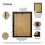 (A2 Pic (A1 Frame)) Ash Black Picture Frame Photo Frames With White Mount Wall Art Hanging Frame Home Decor Frame 3