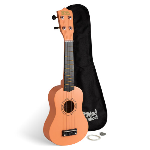 Soprano Ukulele Inc Bag Pick  Strings Pastel Peach