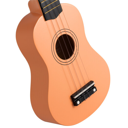Soprano Ukulele Inc Bag Pick  Strings Pastel Peach 2