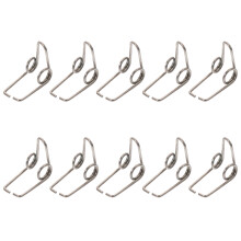 10Pcs Iron Trumpet Watergate Key Springs Silver Durable Repair Parts