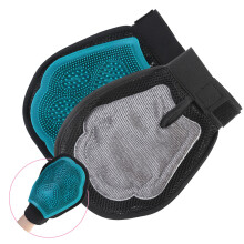 Comfortable Pet Grooming Glove Blue For Maintenance