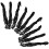 12Pcs Cotton Thread Pool Table Pocket Replacements Black Billiard Net 8