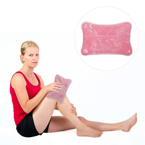 1 Stuks Pakket Gel Kussen Roze Pvc Plus Polyester 1