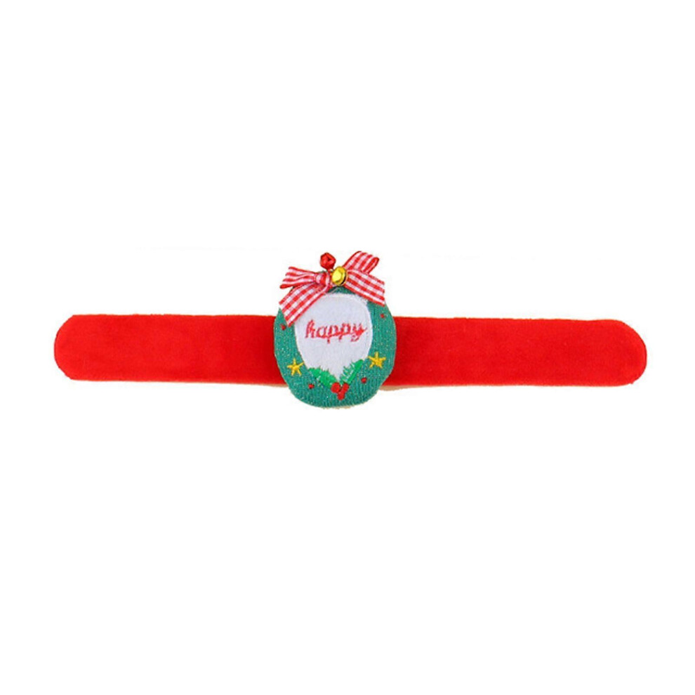 (As Show, Sock) Christmas Slap Bracelet Children Kids Boys Handdress Ornament Present 5213747868450