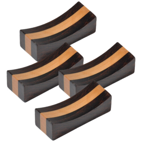 4Pièces Porte-Baguettes Bois Multifonction Élégant Pour Table À Manger