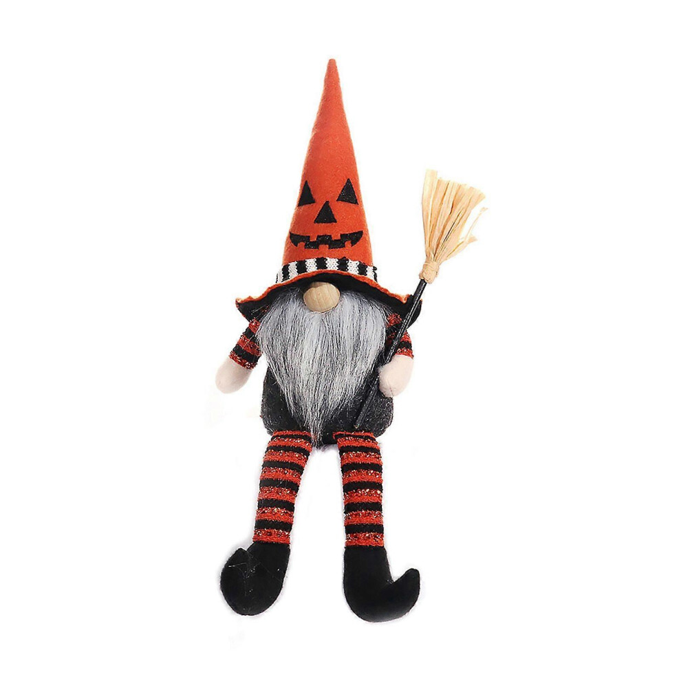 (As Show, One Size) Halloween Gnomes With Dangle Legs Plush Decorations Swedish Gnome Home Decor 3242242616763