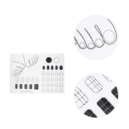 Practice Manicure Planks Silicone Craft Mat For Painting Training 2