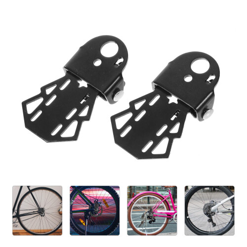 2 stuks inklapbare fietsachterpedalen met antislip 2
